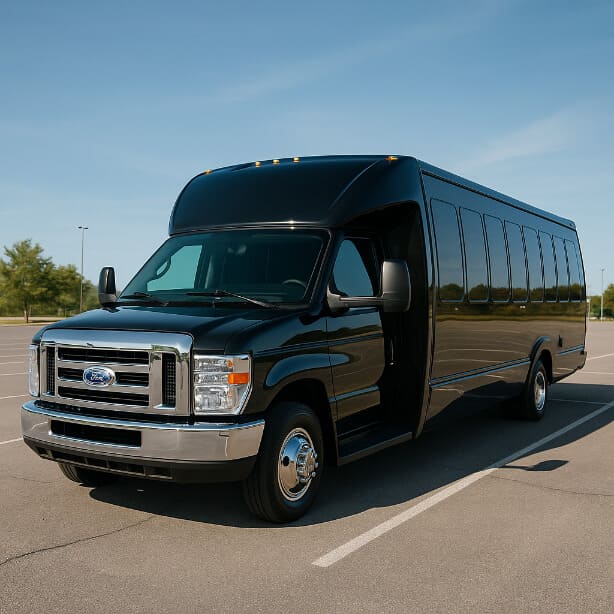 Roseville Shuttle Bus Rentals 18 Passenger Shuttle Bus
