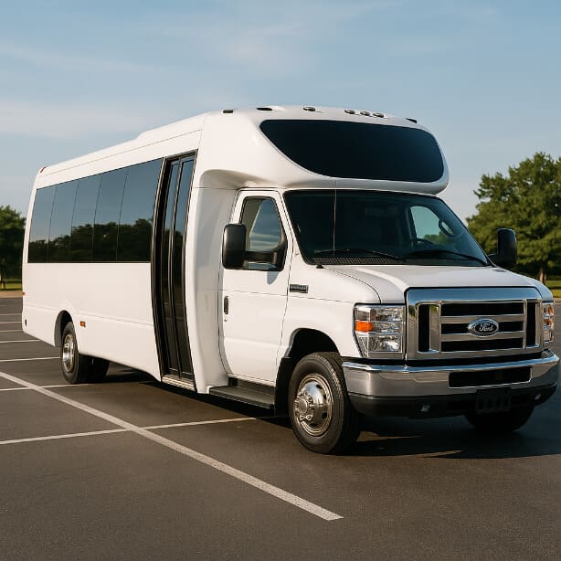 Roseville Shuttle Bus Rentals 20 Passenger Shuttle Bus
