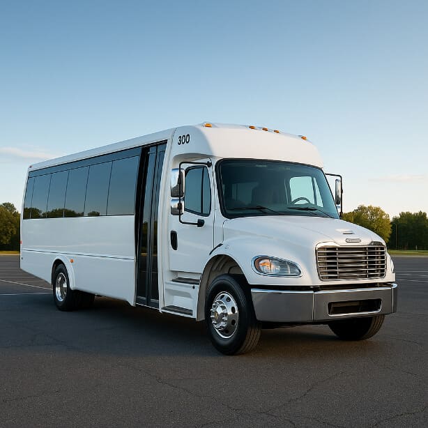 Roseville Shuttle Bus Rentals 25 Passenger Shuttle Bus
