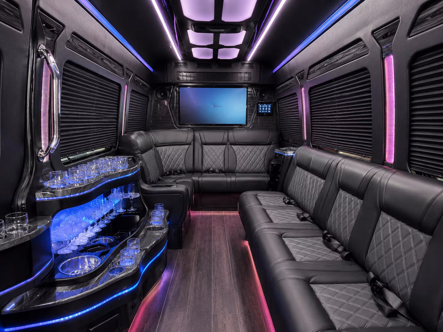bus rental options for roseville trips