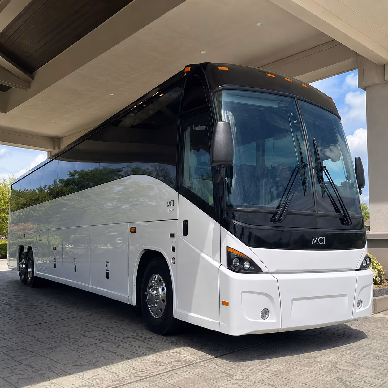 roseville bus rental service area